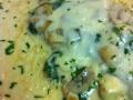 Piept de pui cu pleurotus in sos de gorgonzola Piept de pui cu pleurotus in sos de gorgonzola